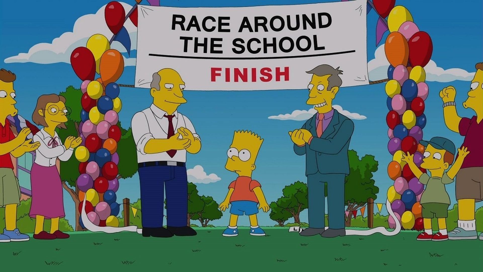 The Simpsons background