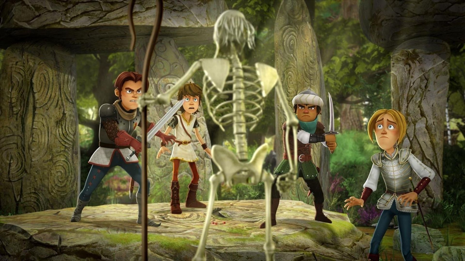 Arthur et les enfants de la Table Ronde background