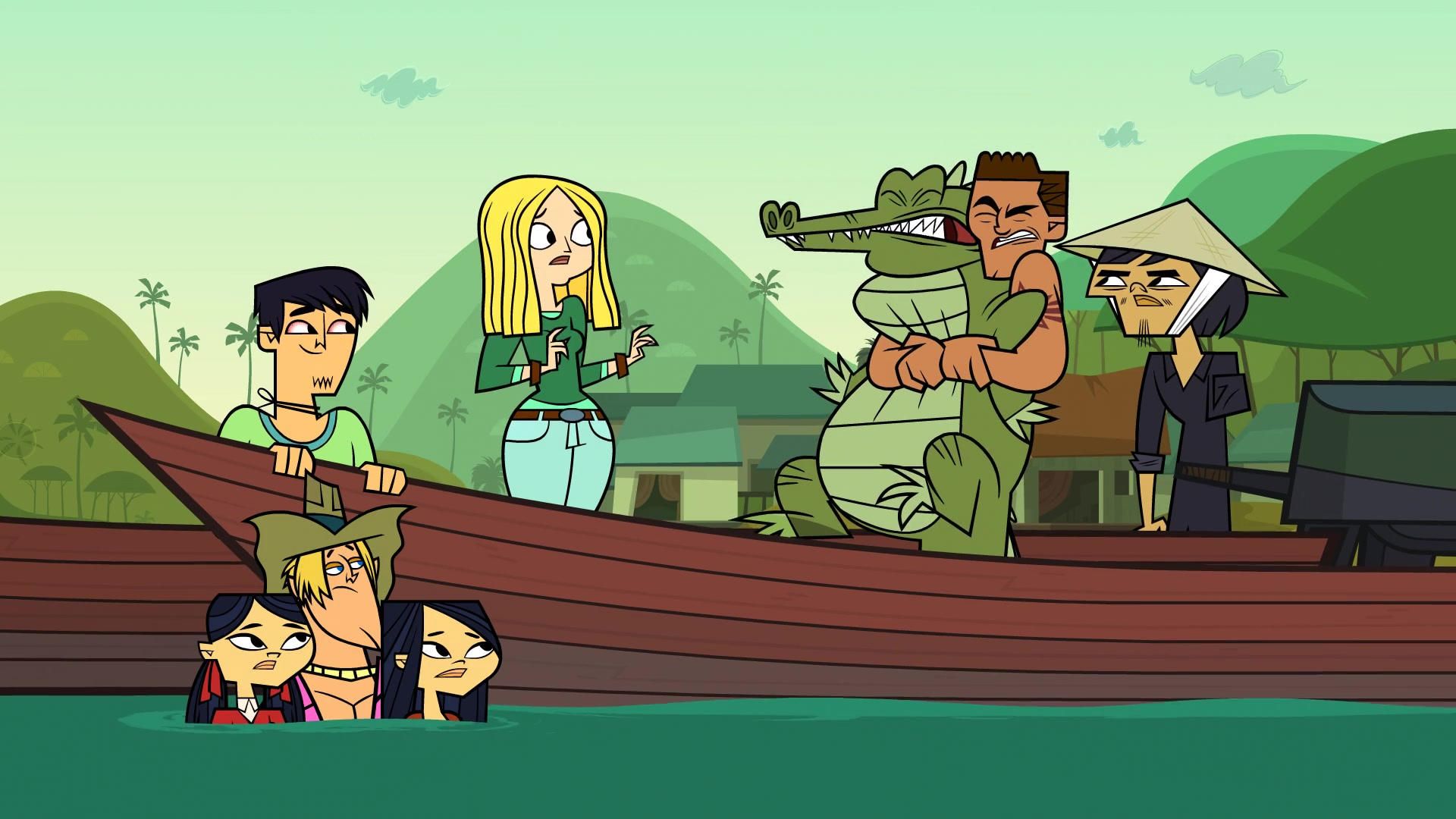 Total Drama Presents: The Ridonculous Race background