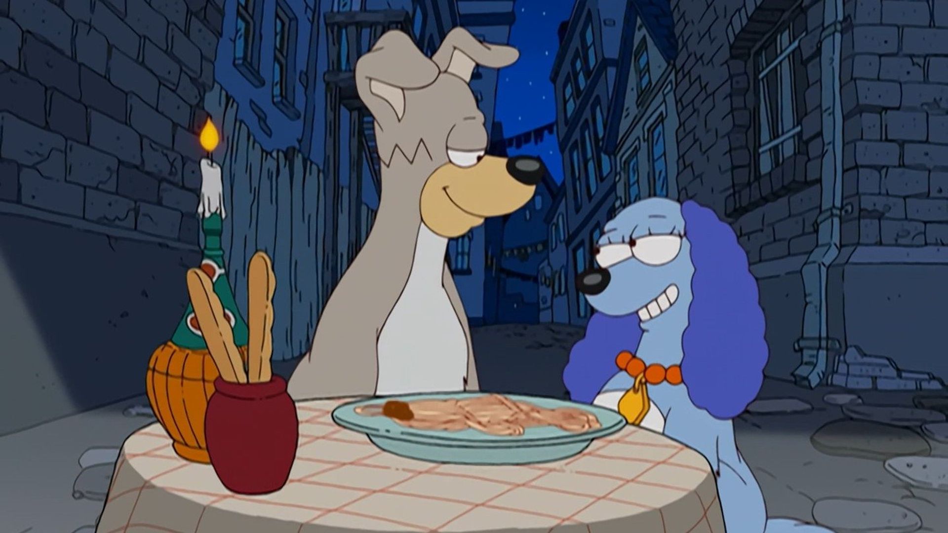 The Simpsons background