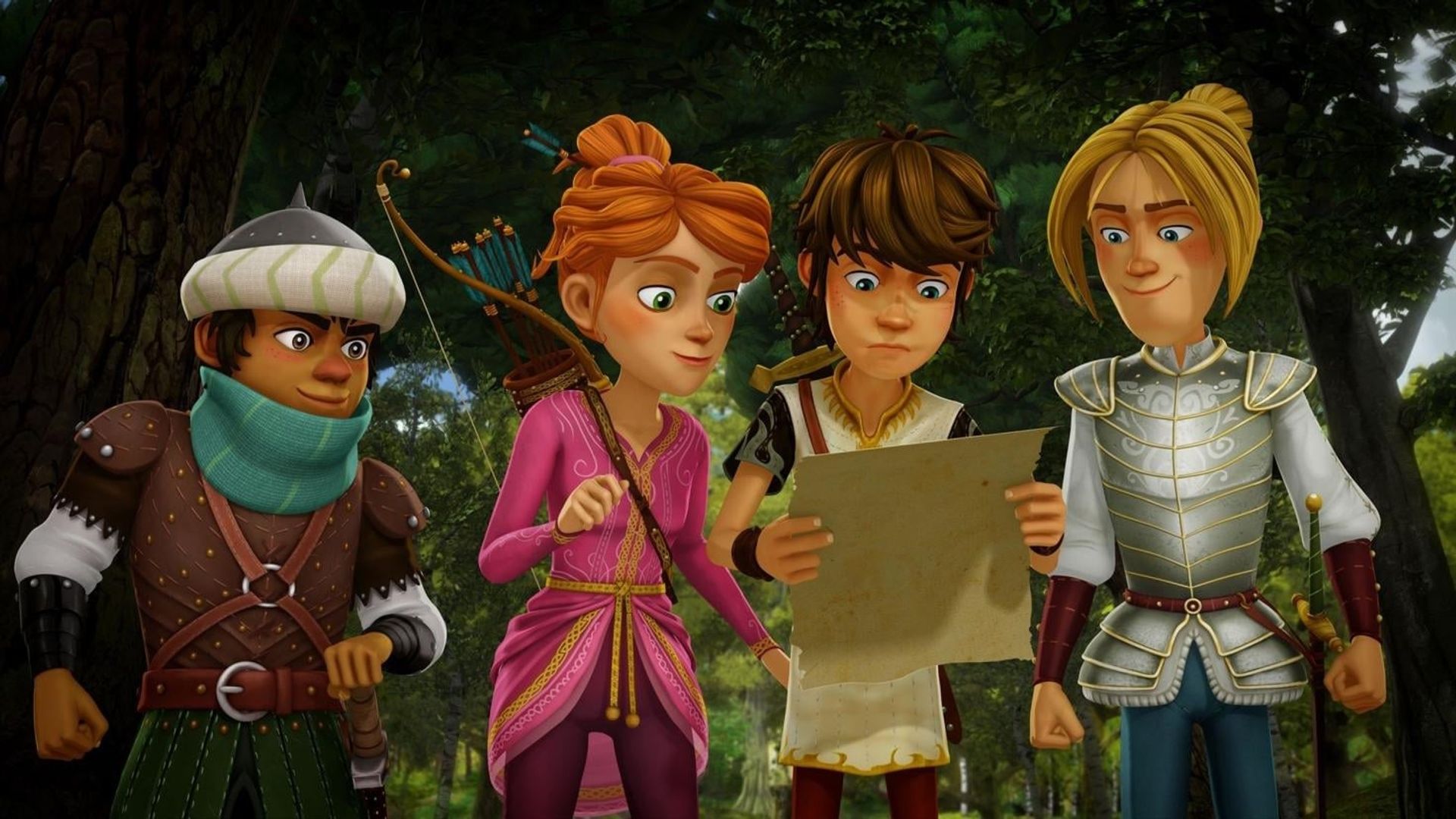 Arthur et les enfants de la Table Ronde background