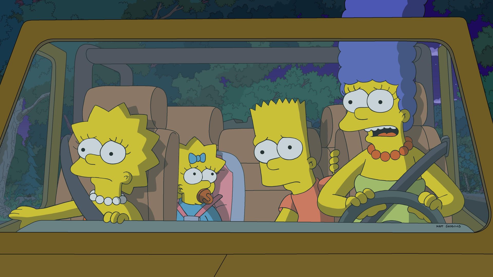 The Simpsons background