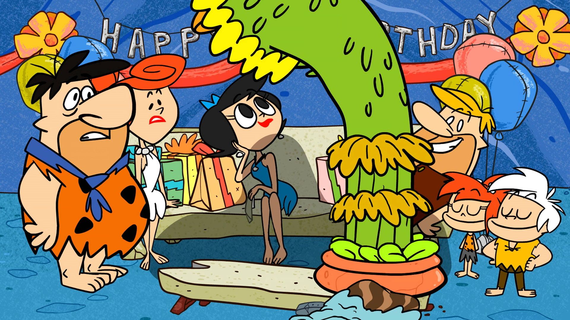 Yabba-Dabba Dinosaurs! background