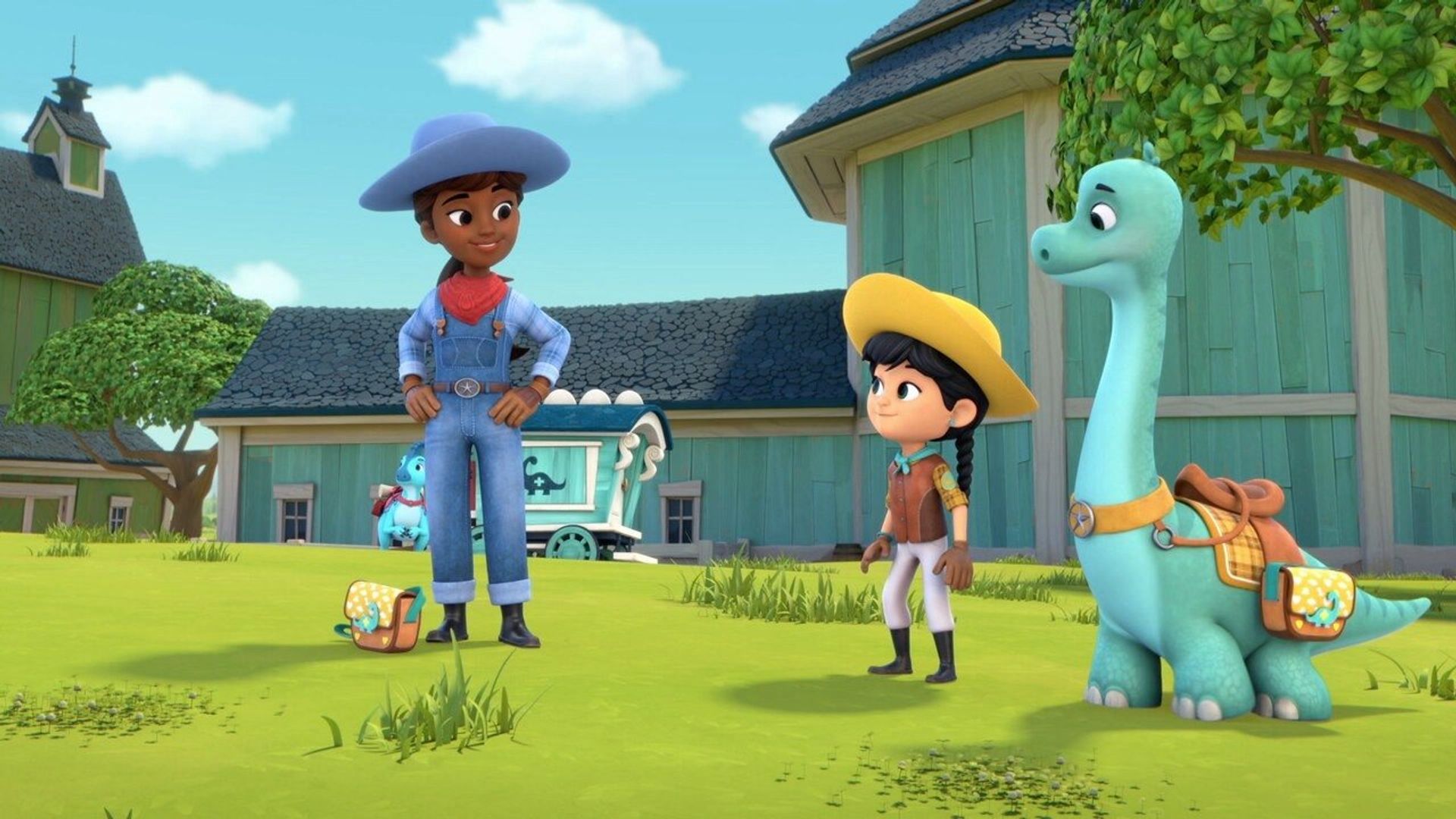 Dino Ranch background