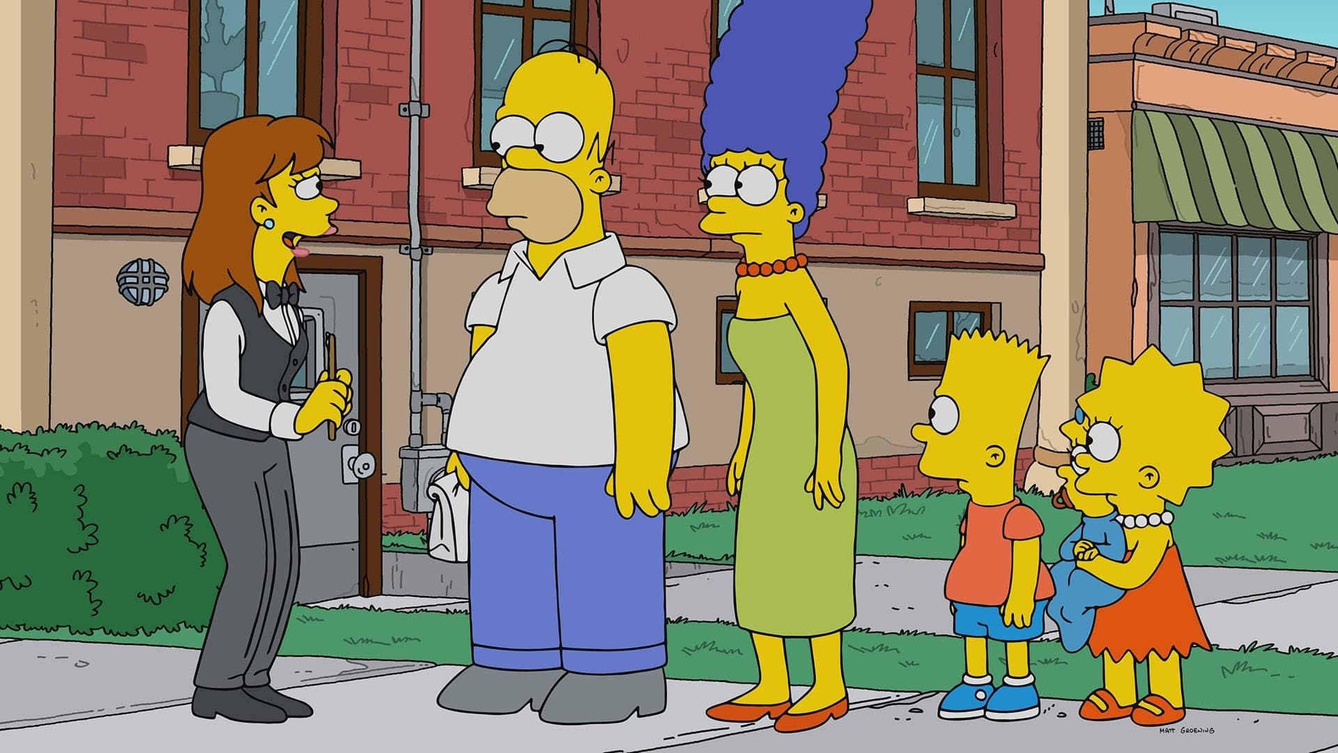 The Simpsons background