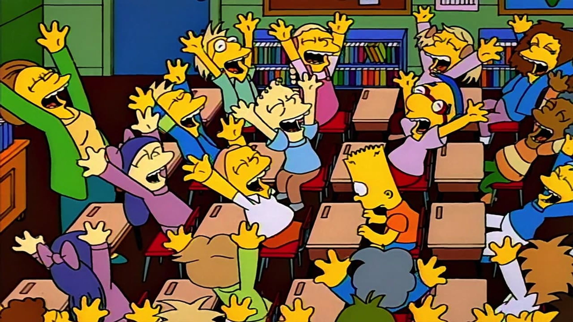 The Simpsons background