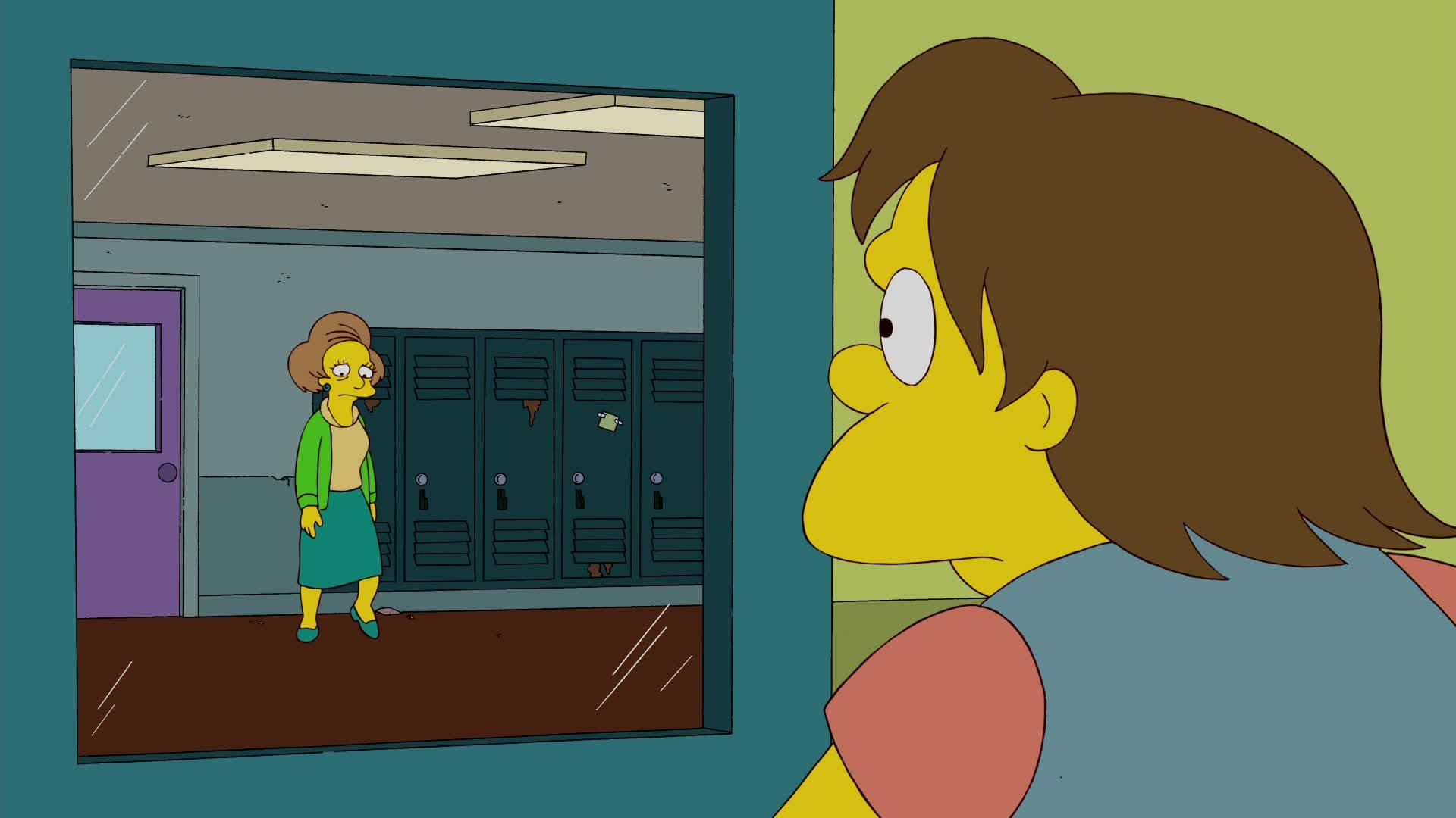The Simpsons background