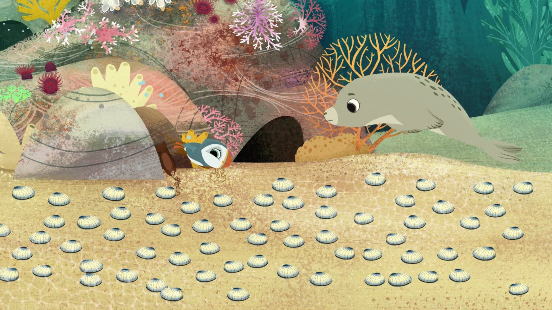 Puffin Rock background