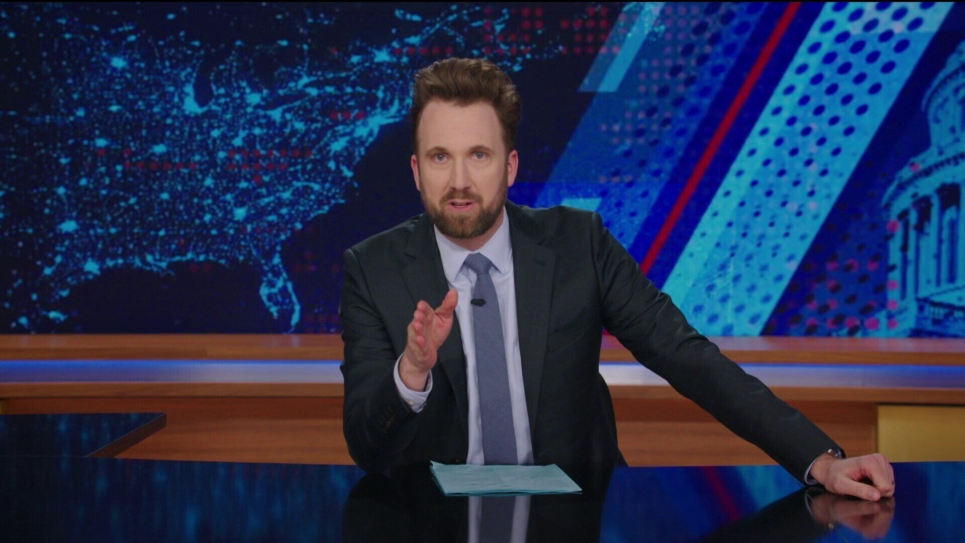 The Daily Show background