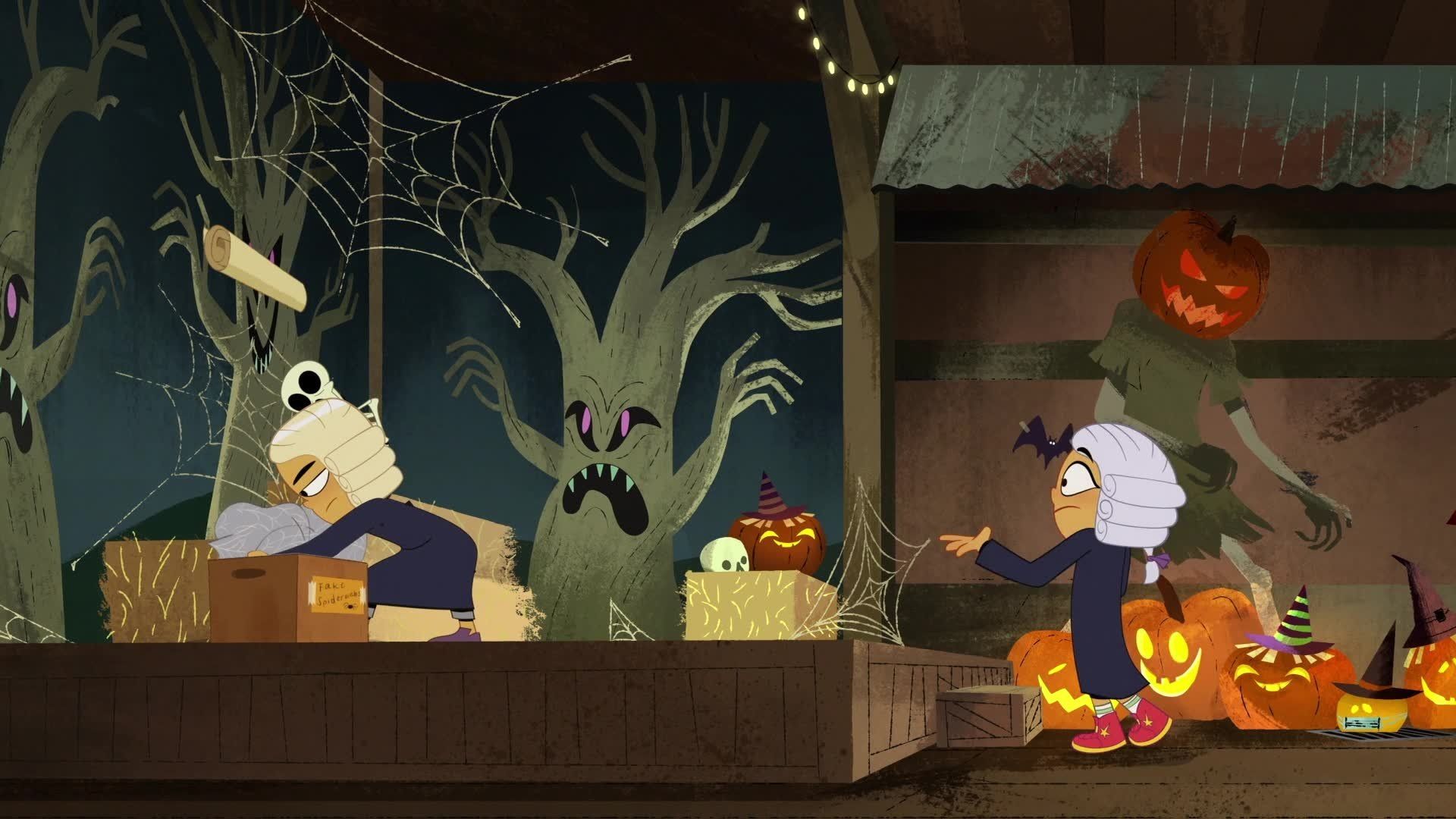 The Ghost and Molly McGee background
