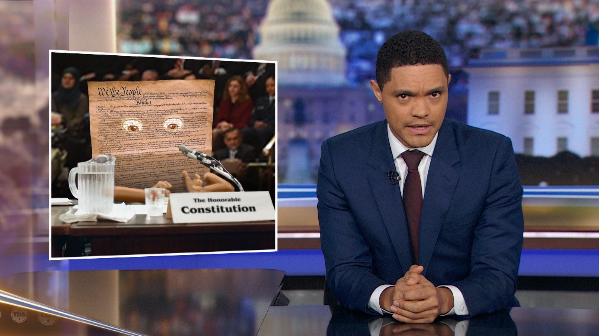 The Daily Show background