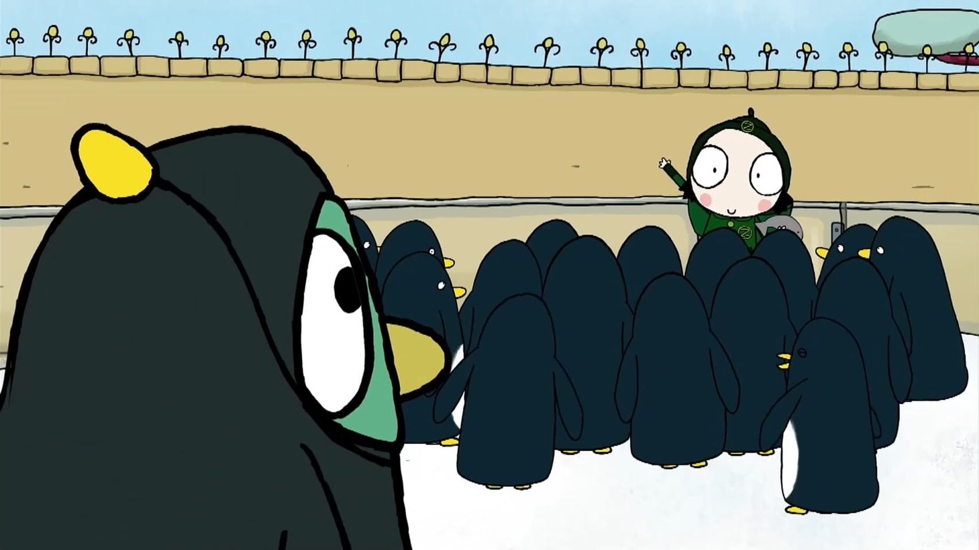 Sarah and Duck background