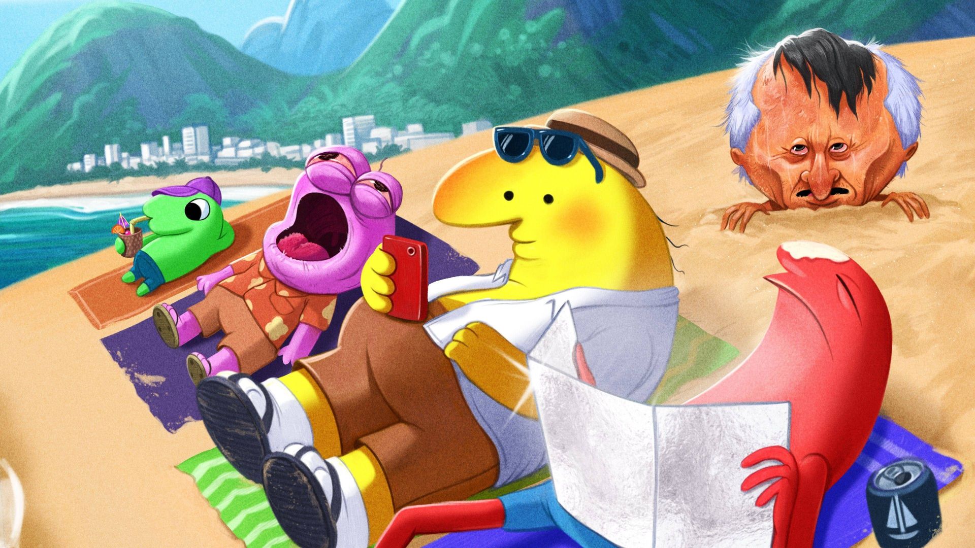 Smiling Friends background