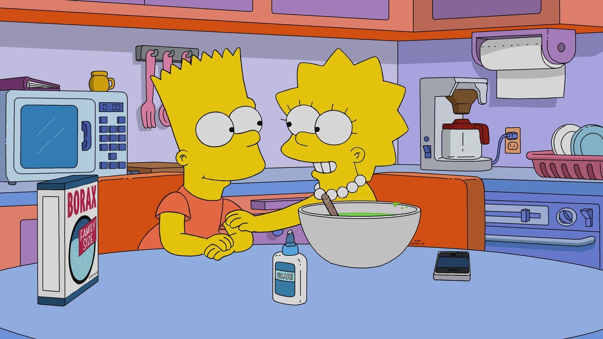 The Simpsons background