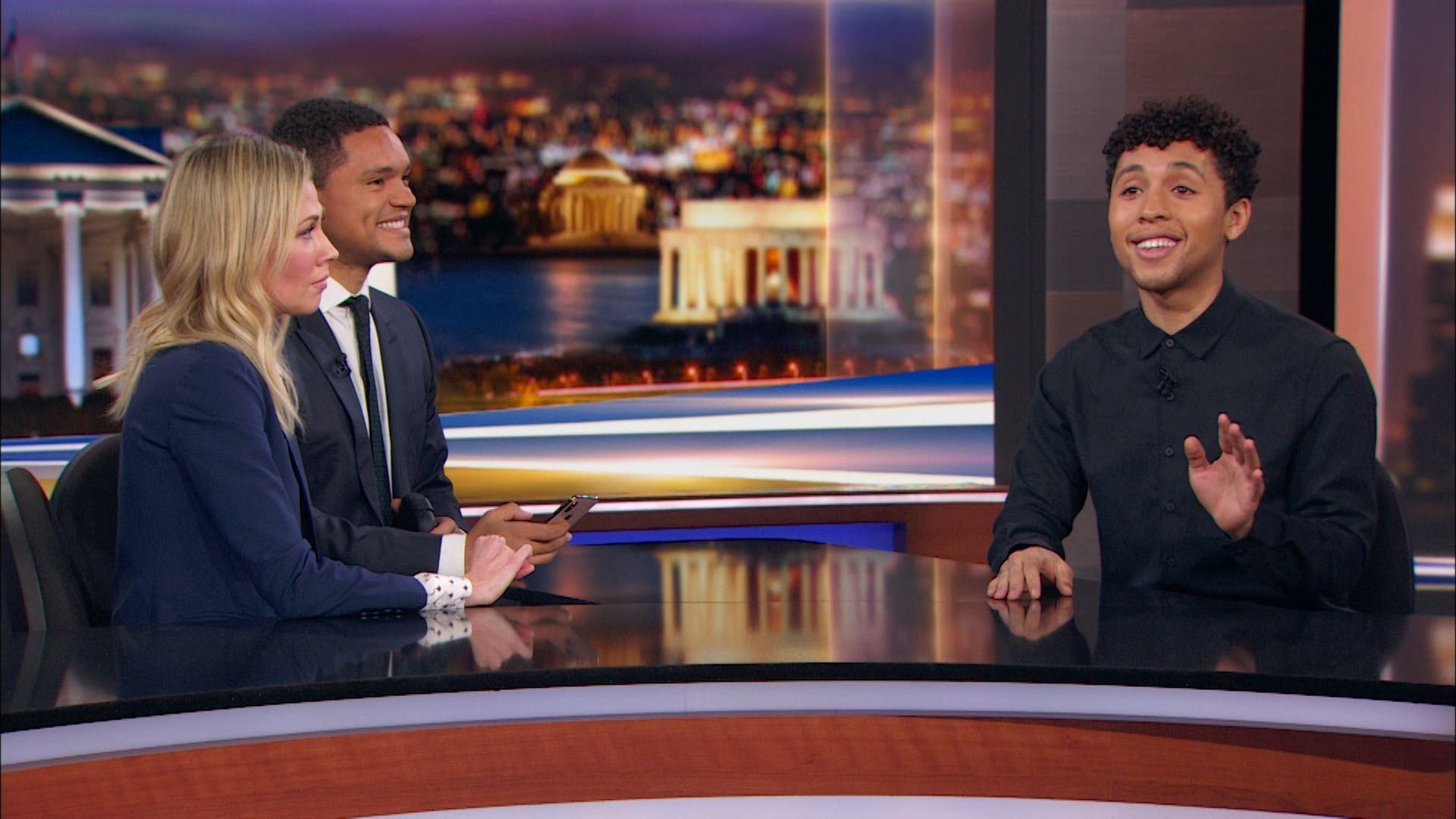 The Daily Show background