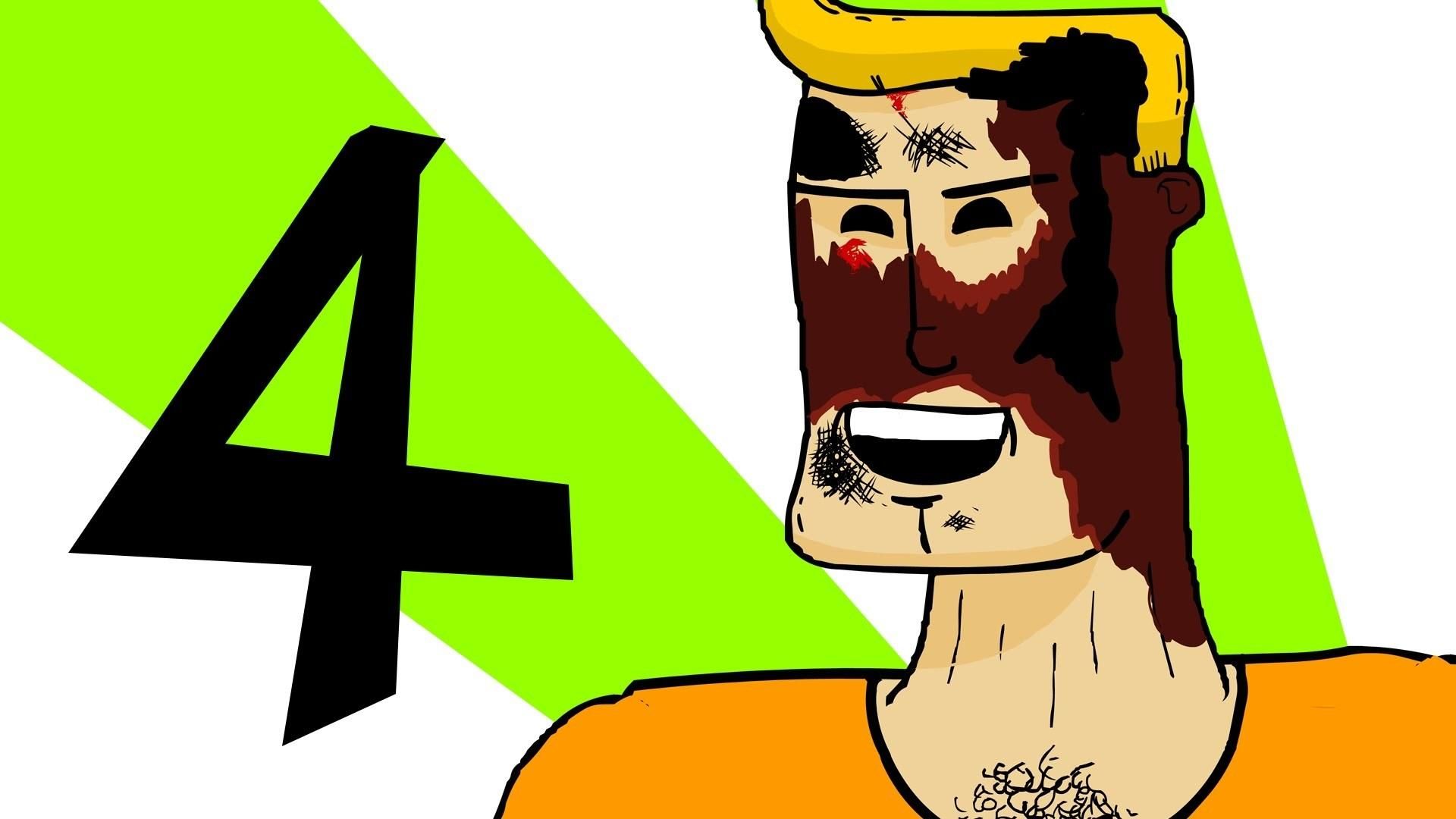 Burnt Face Man background