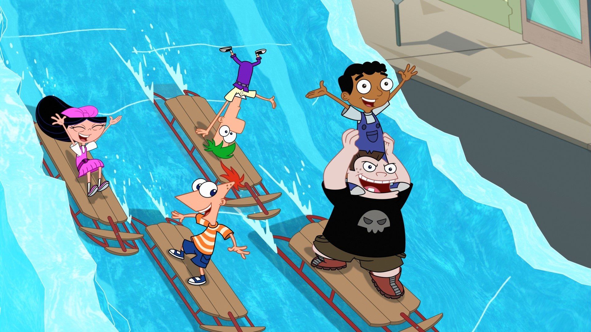 Phineas and Ferb background