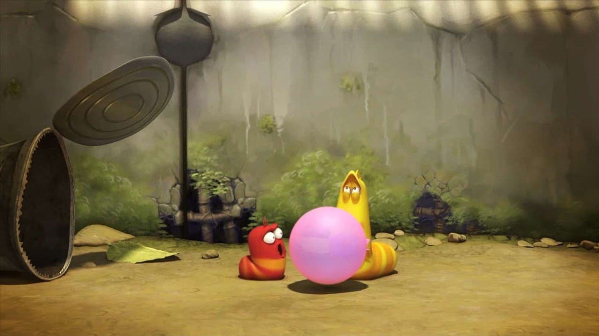 Larva background
