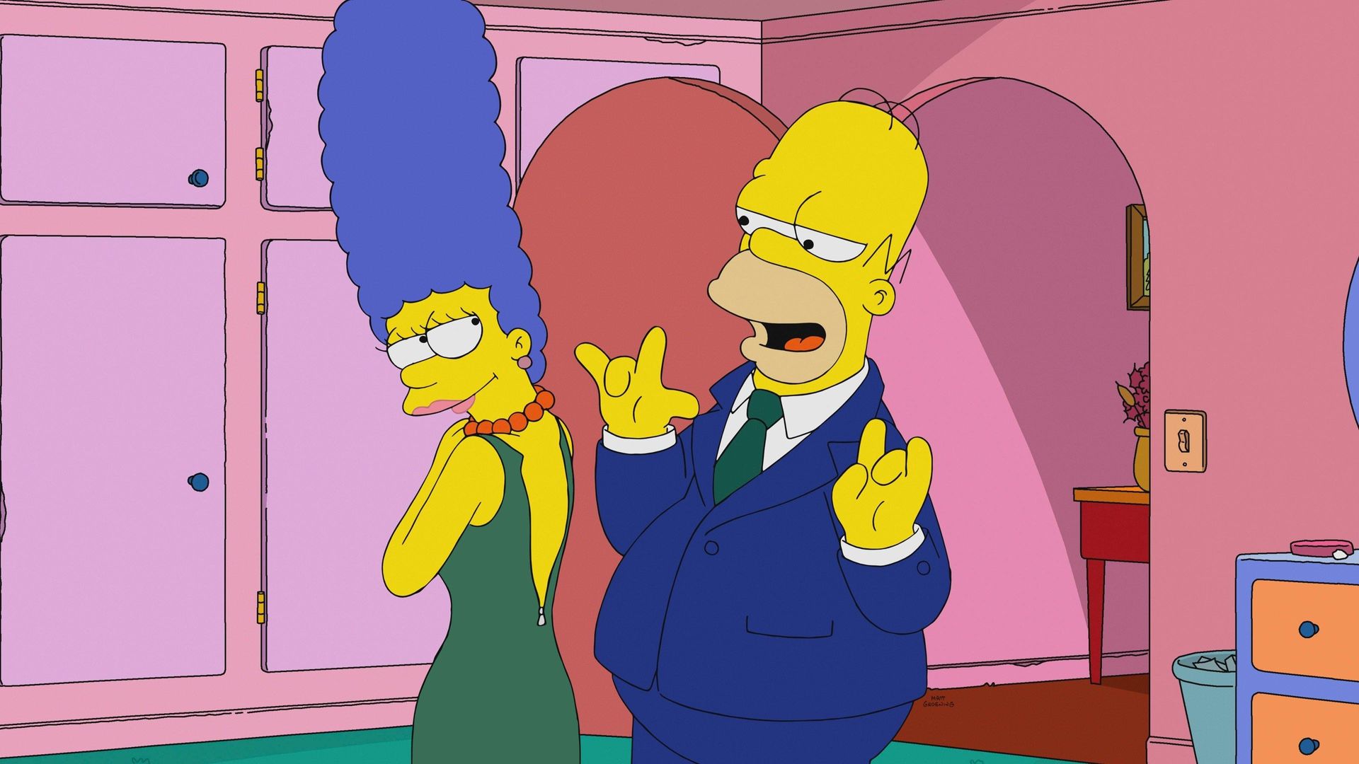 The Simpsons background