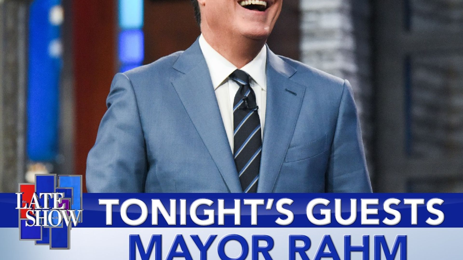 The Late Show with Stephen Colbert background