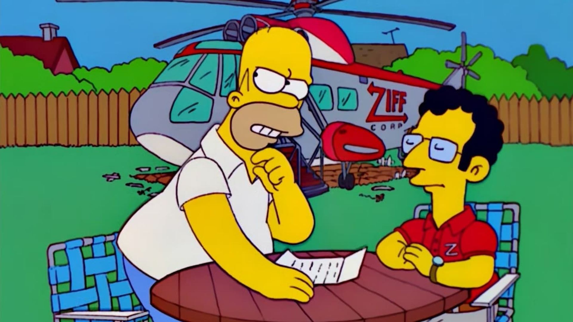 The Simpsons background