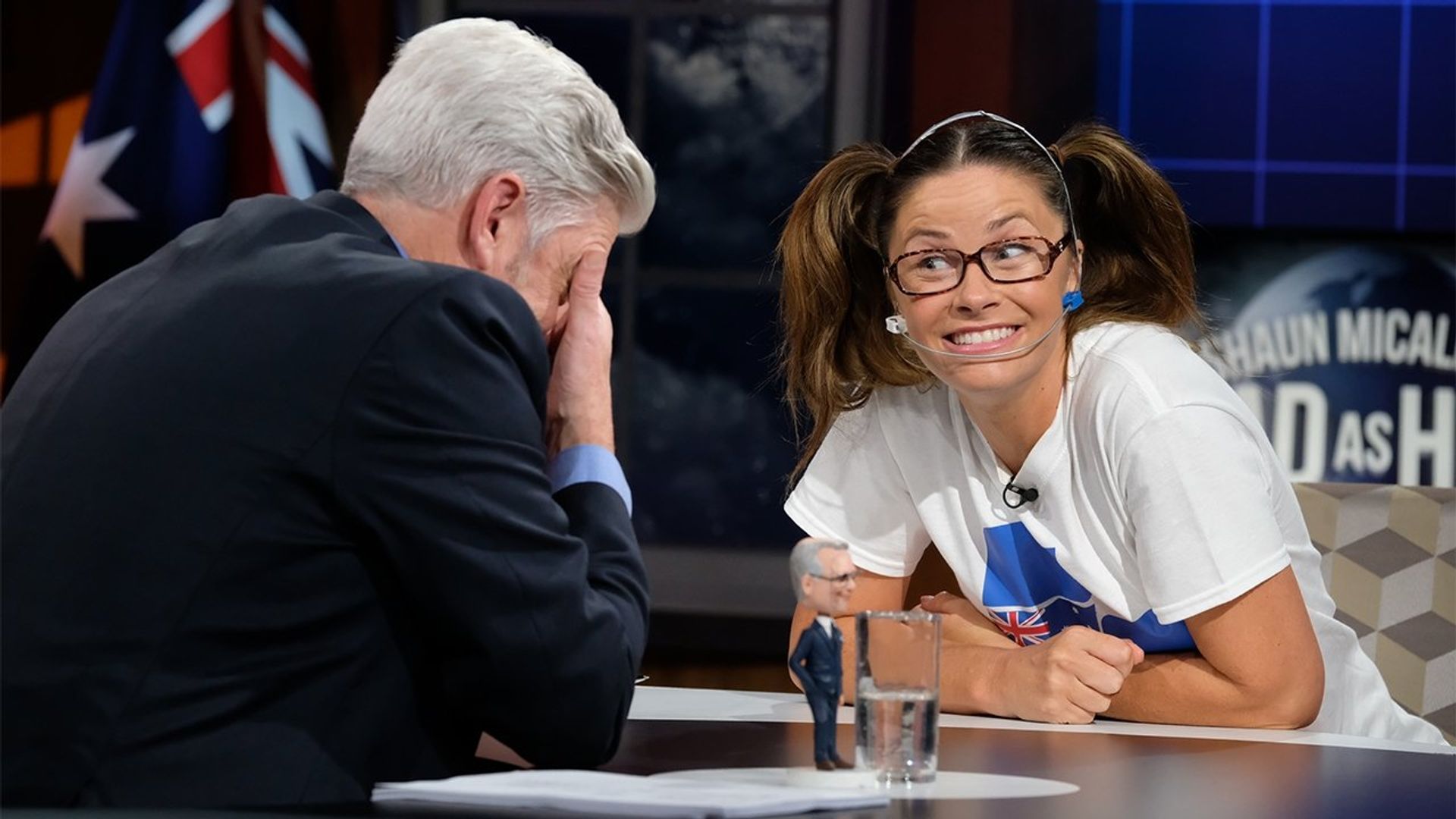 Shaun Micallef's Mad as Hell background