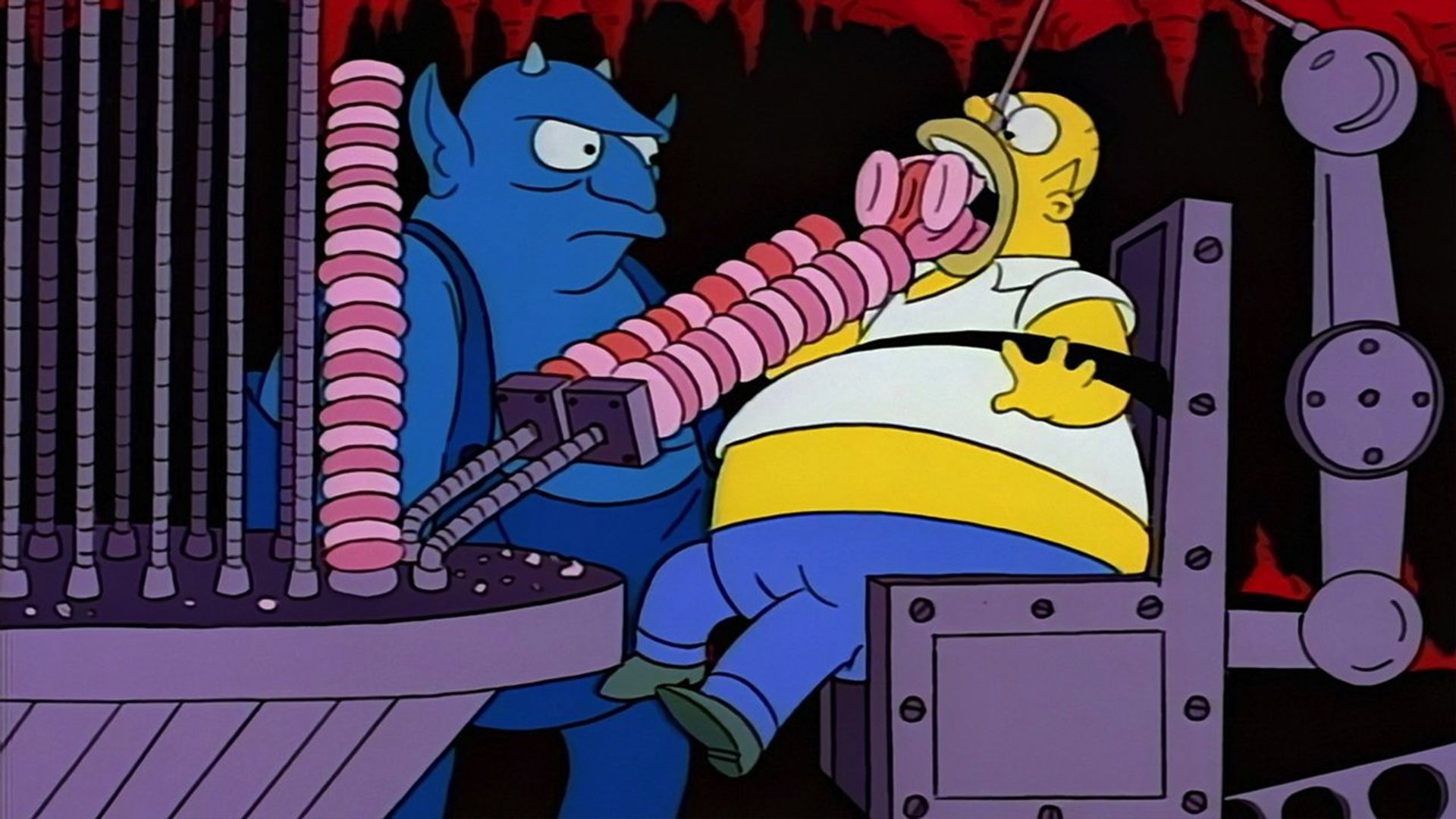 The Simpsons background