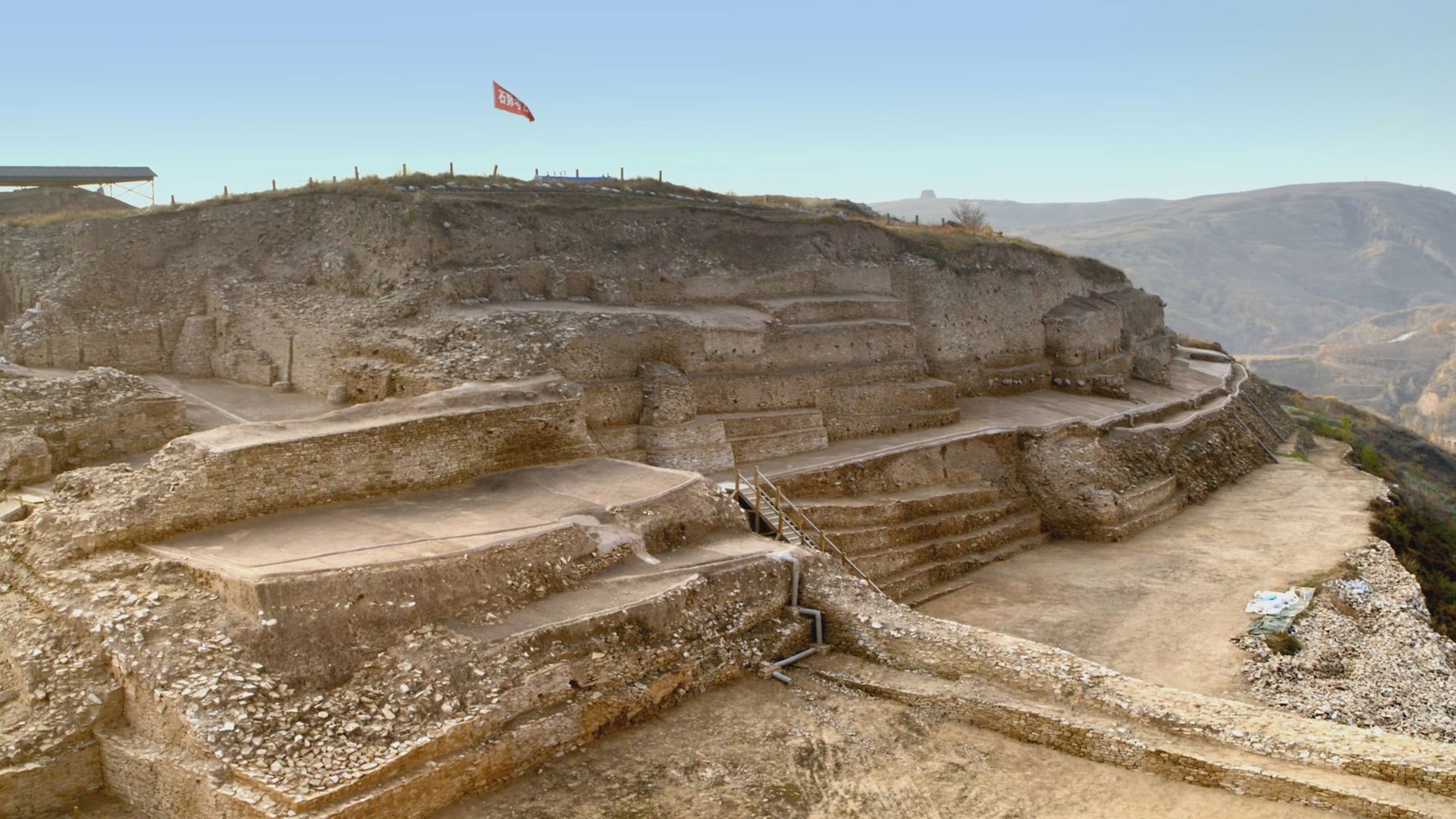 Ancient China From Above background