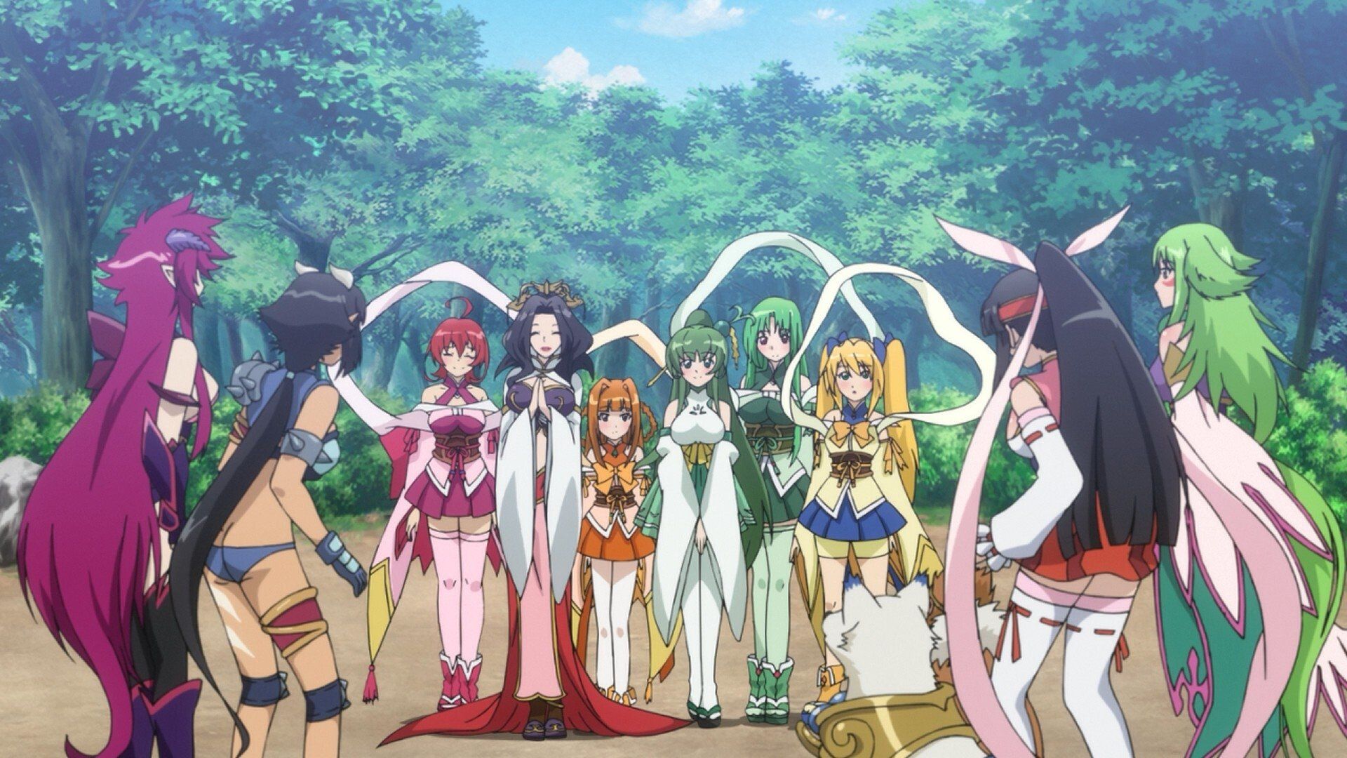 Momo Kyun Sword background