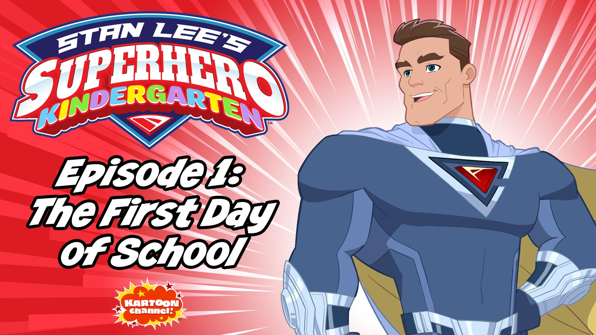Superhero Kindergarten background