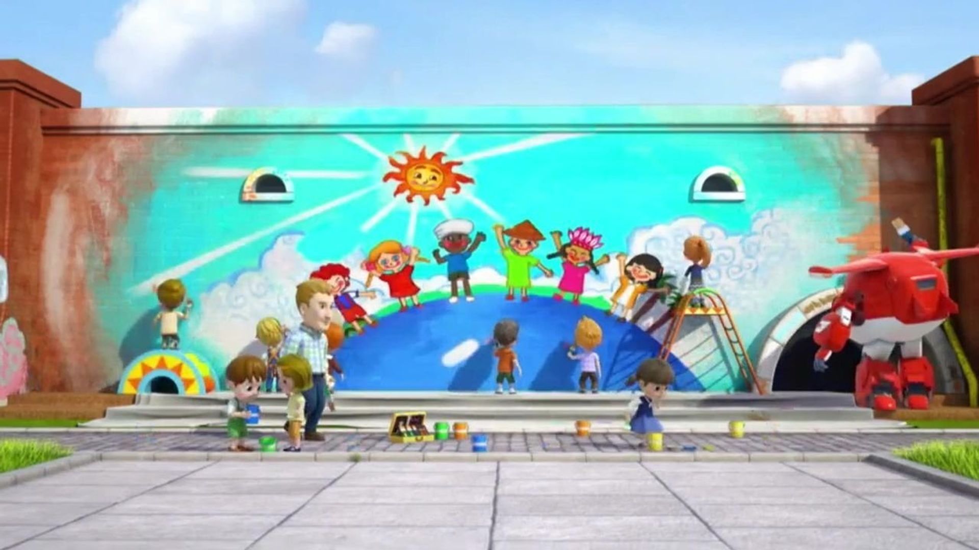 Super Wings! background