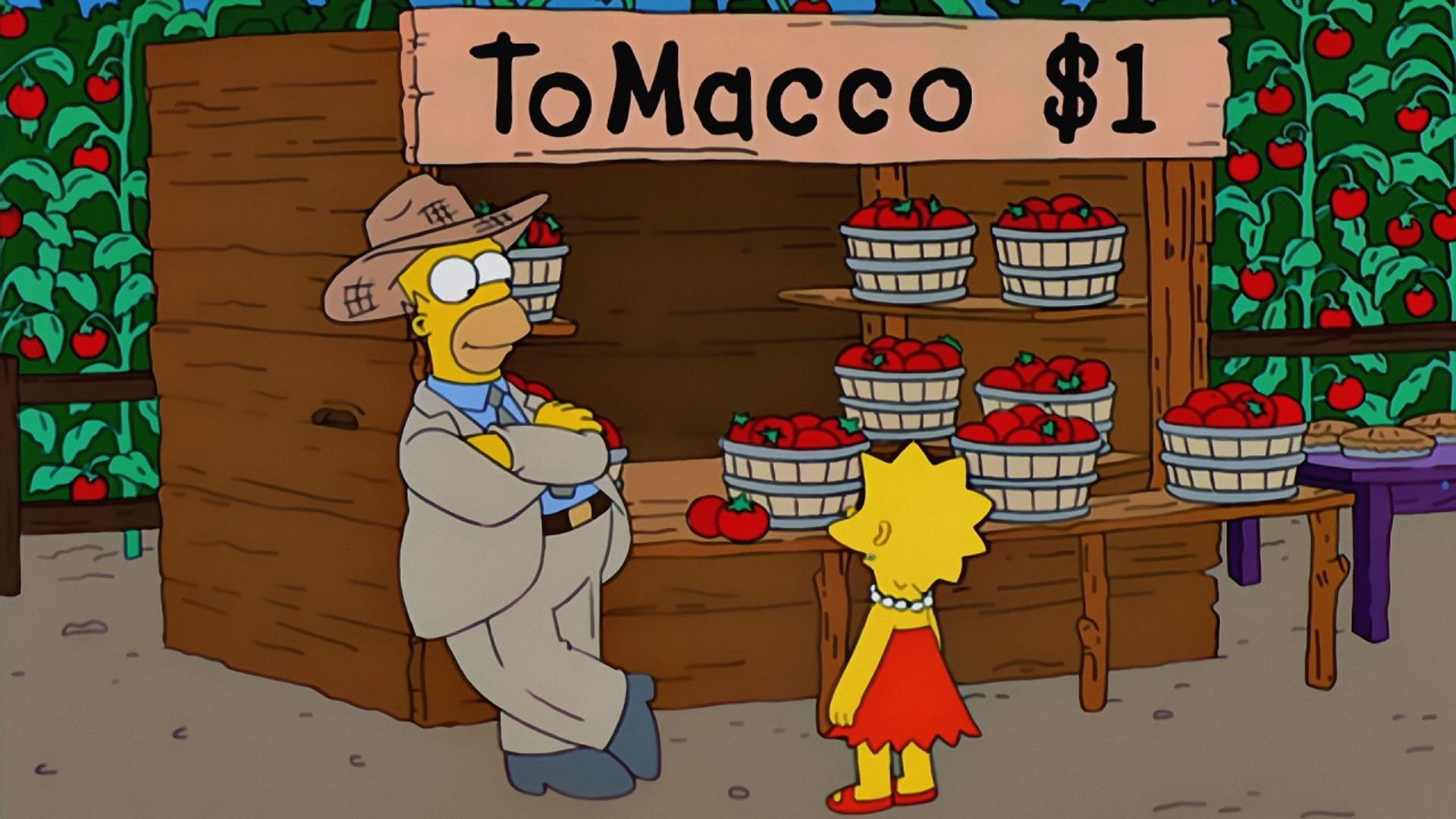 The Simpsons background