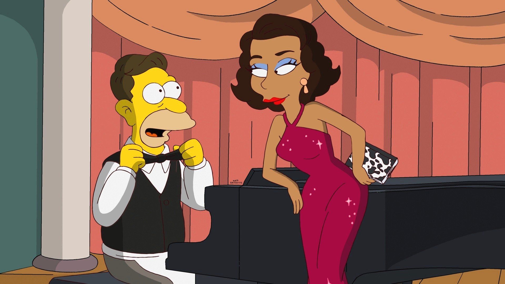 The Simpsons background