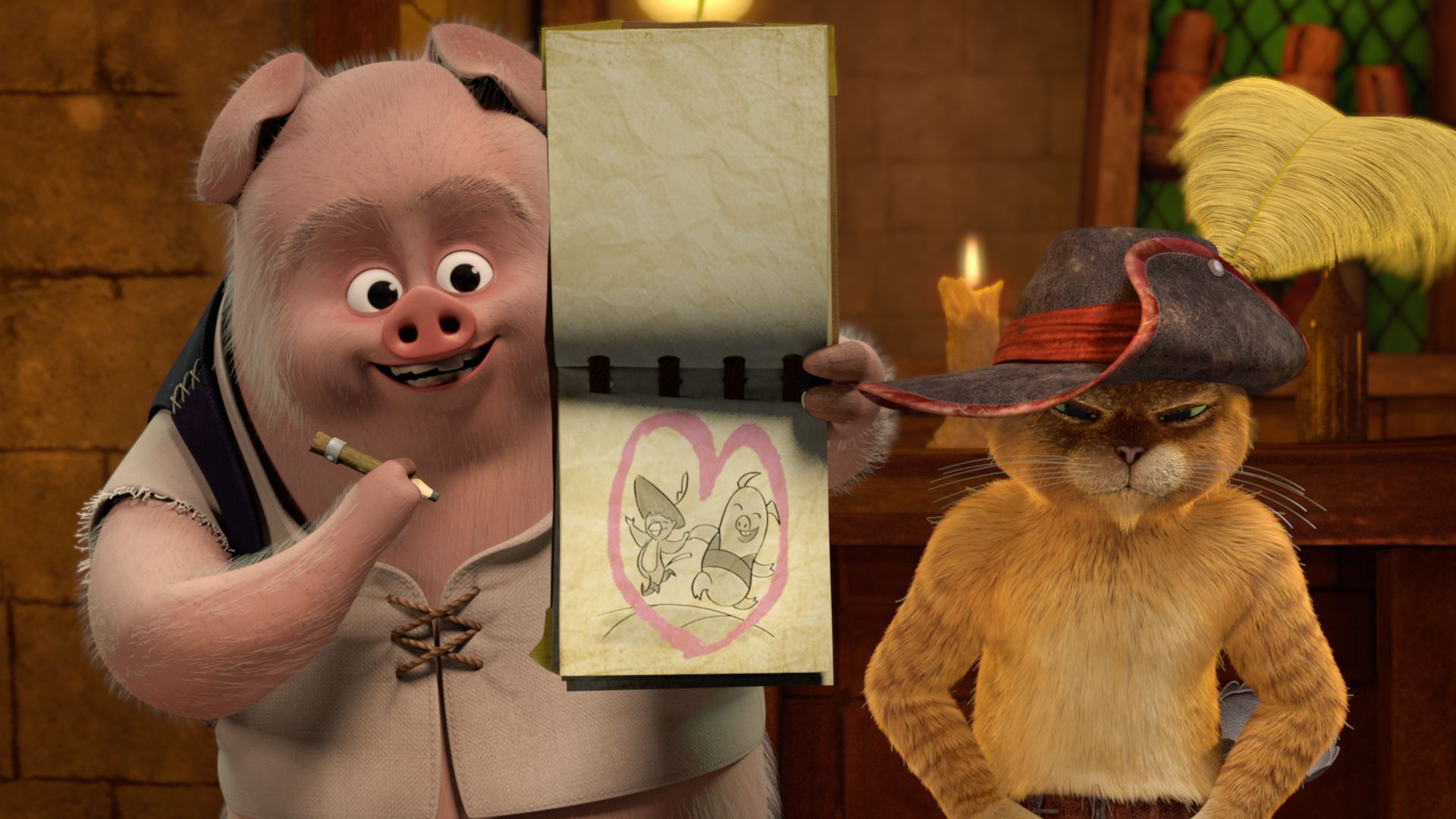 The Adventures of Puss in Boots background
