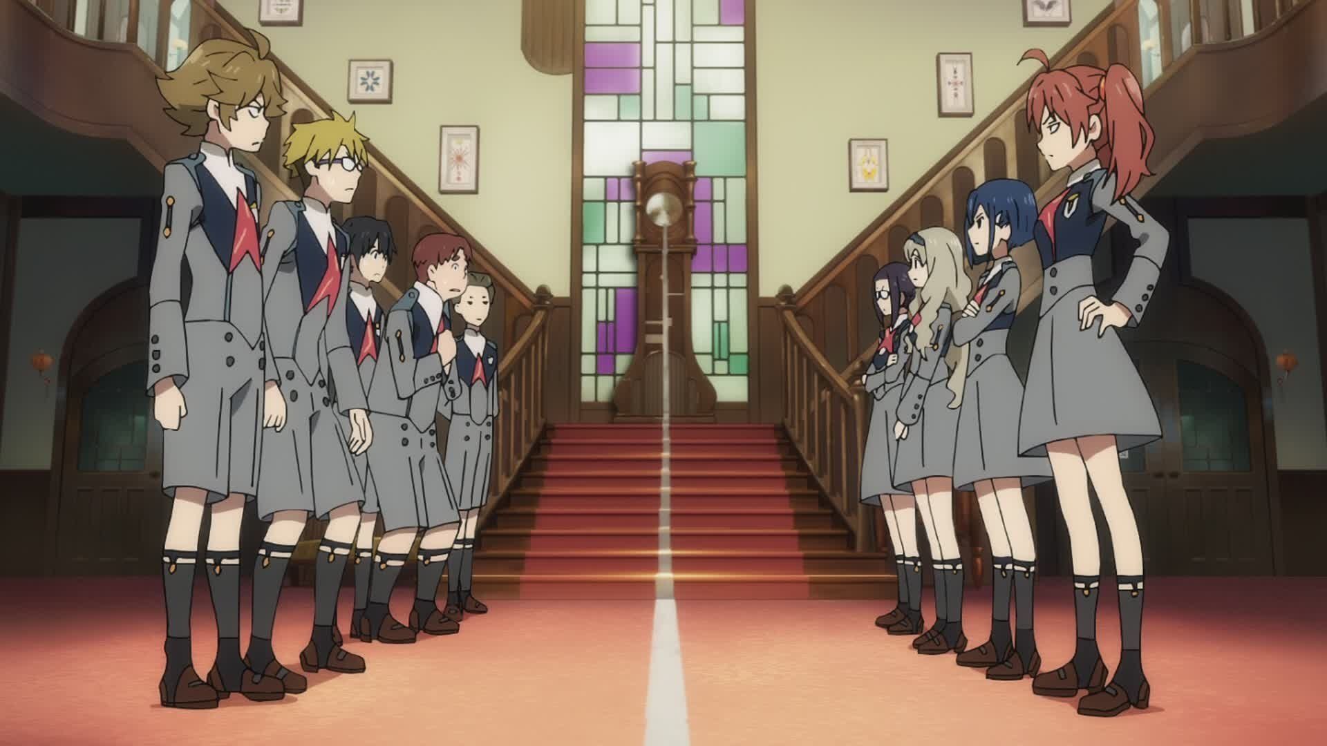 Darling in the Franxx background