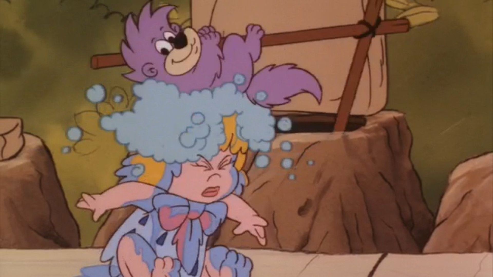 The Flintstone Kids background