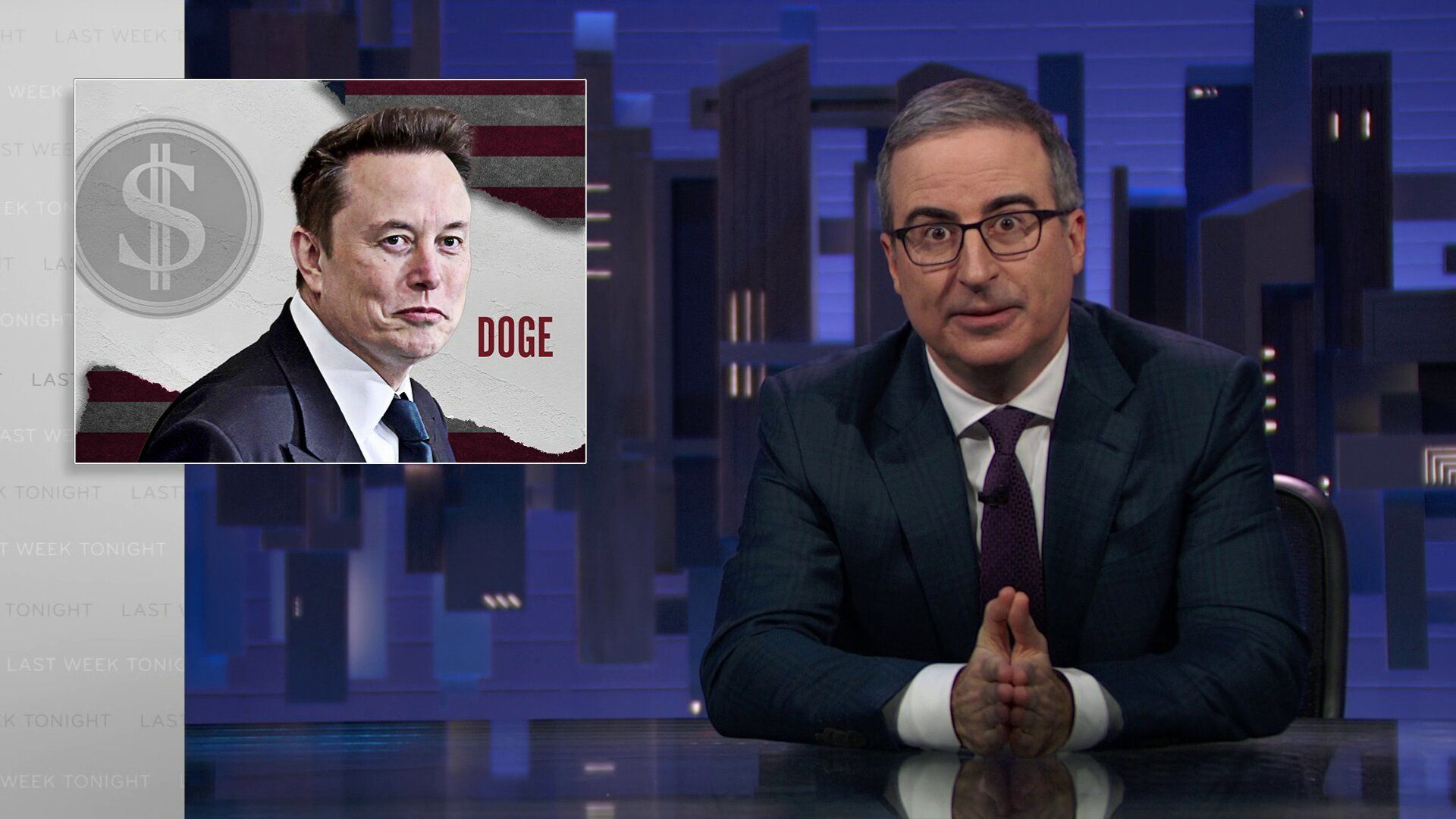 Last Week Tonight with John Oliver background