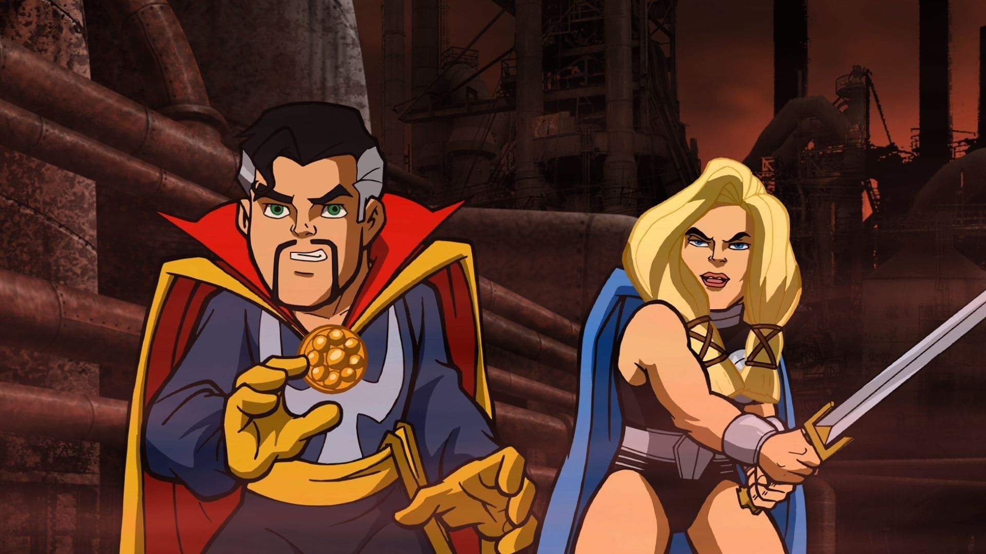 The Super Hero Squad Show background