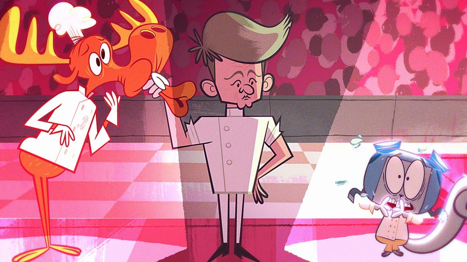 The Adventures of Rocky and Bullwinkle background