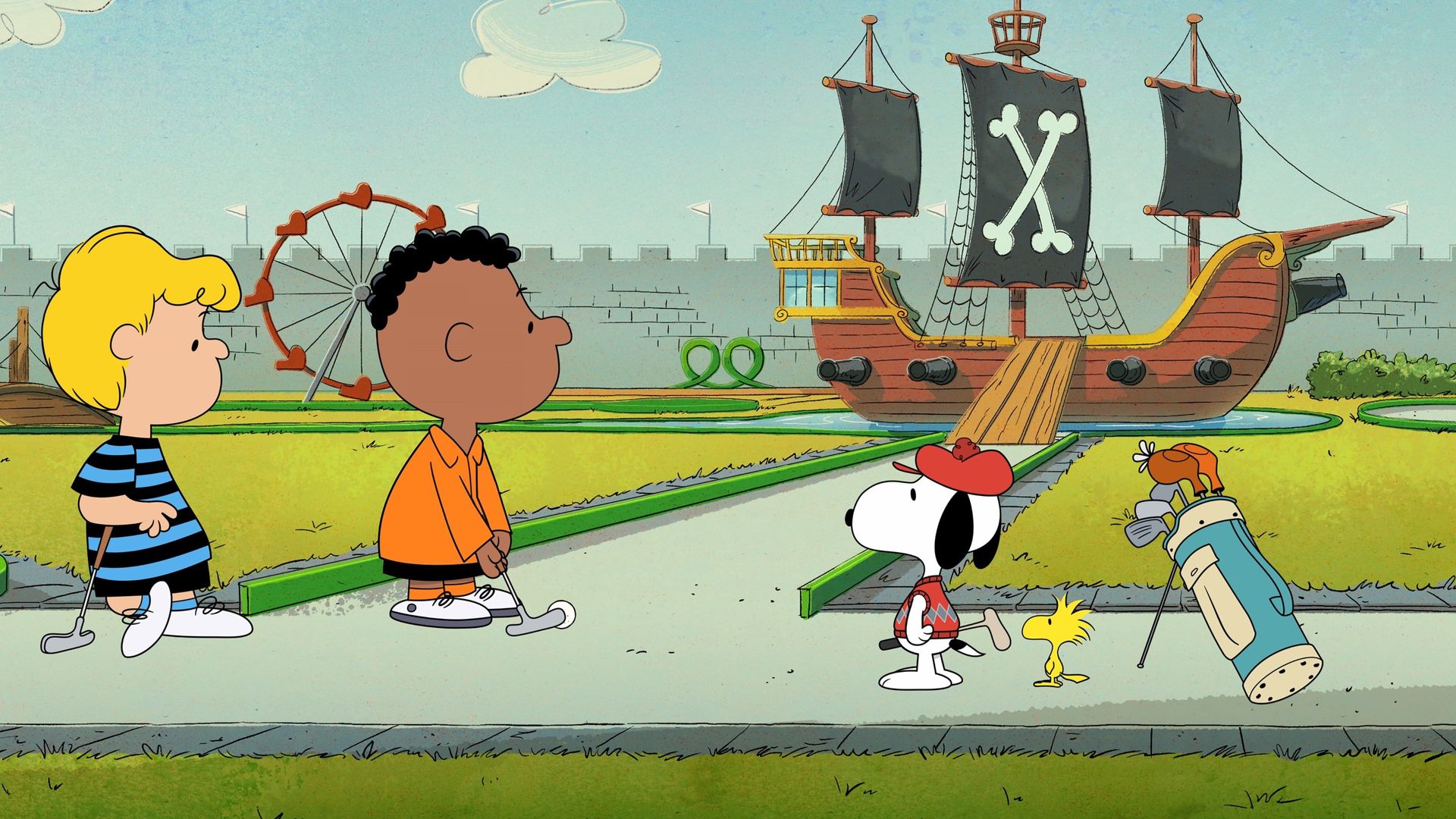 The Snoopy Show background