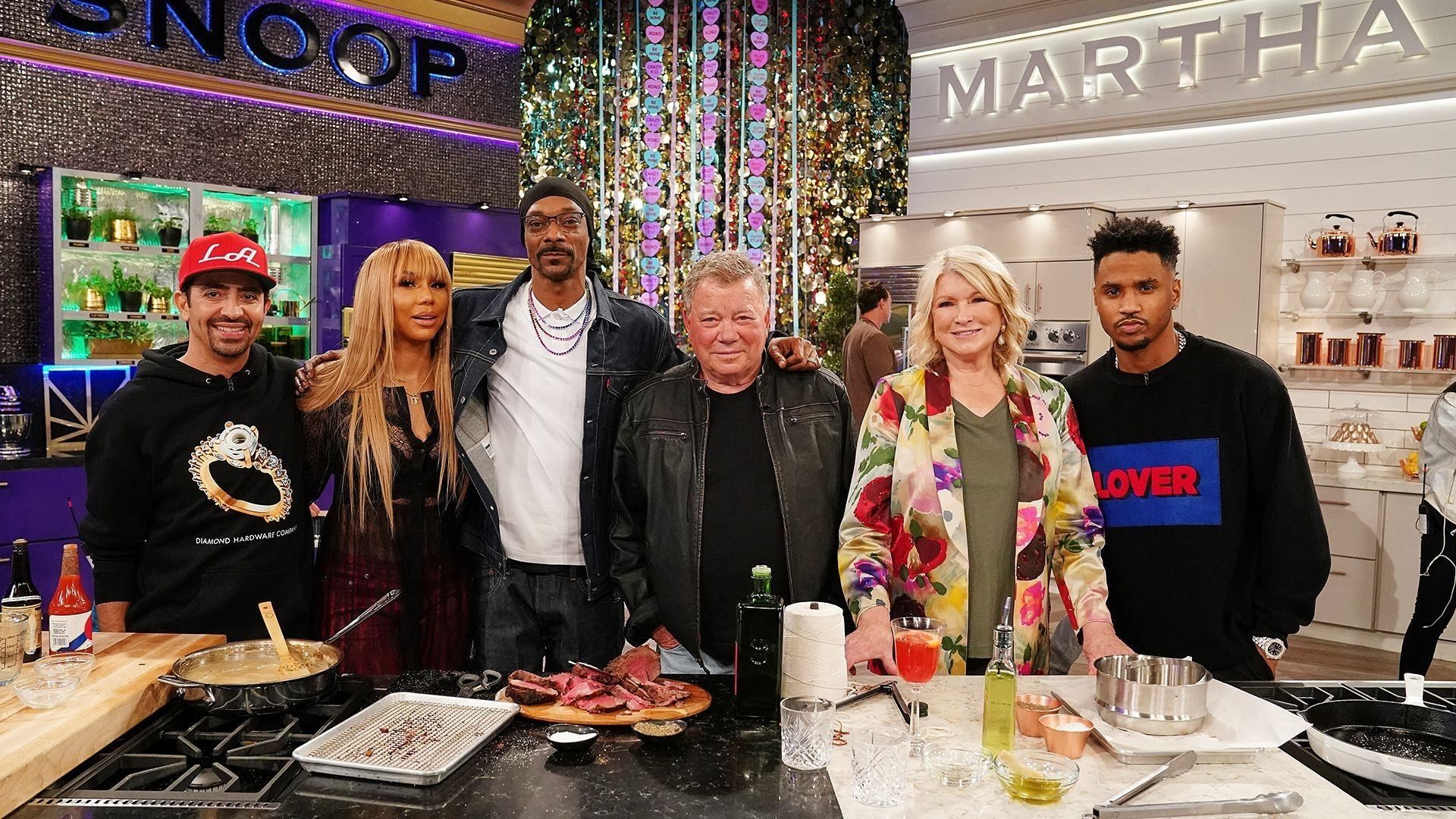 Martha & Snoop's Potluck Party Challenge background