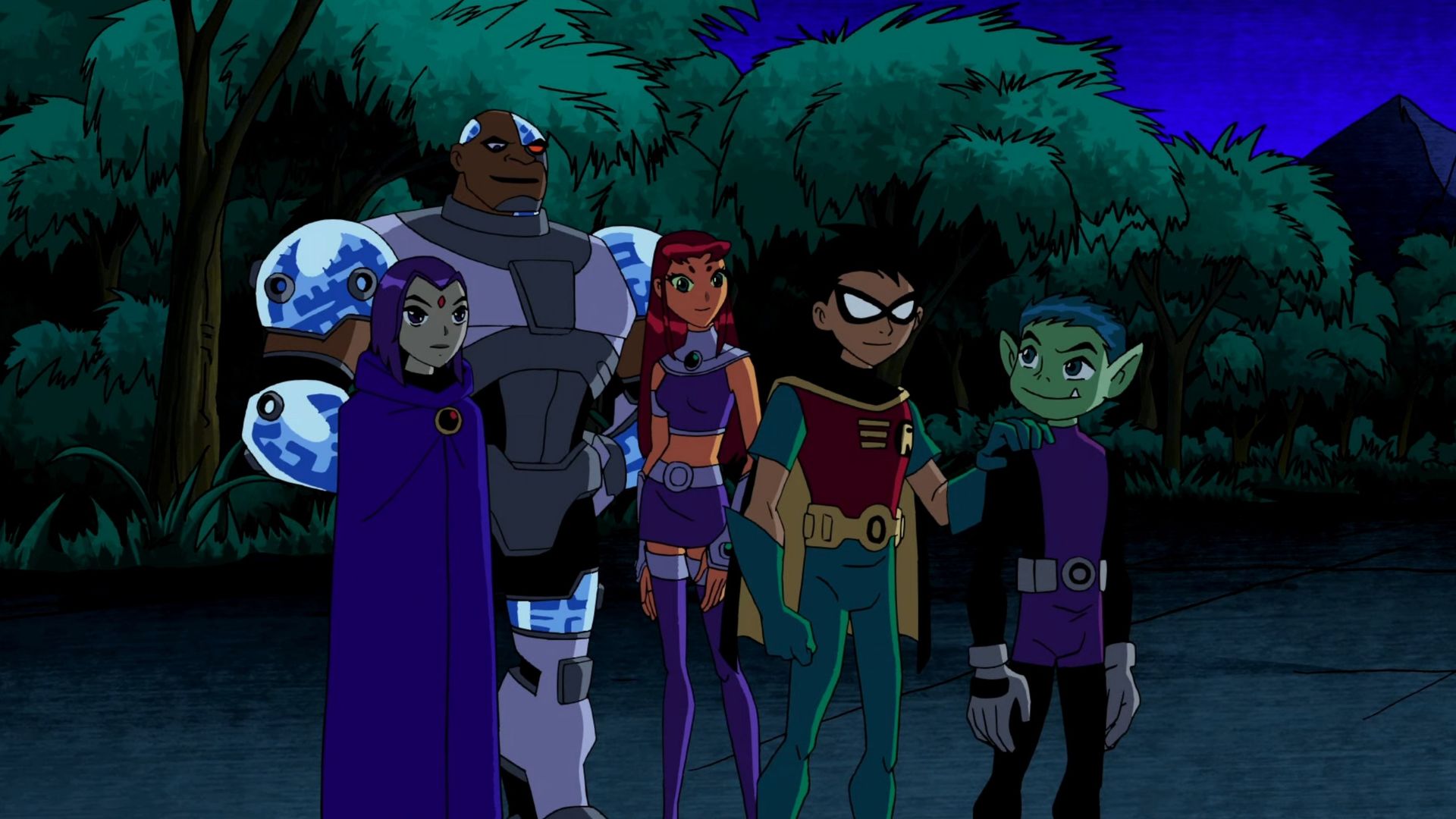 Teen Titans background