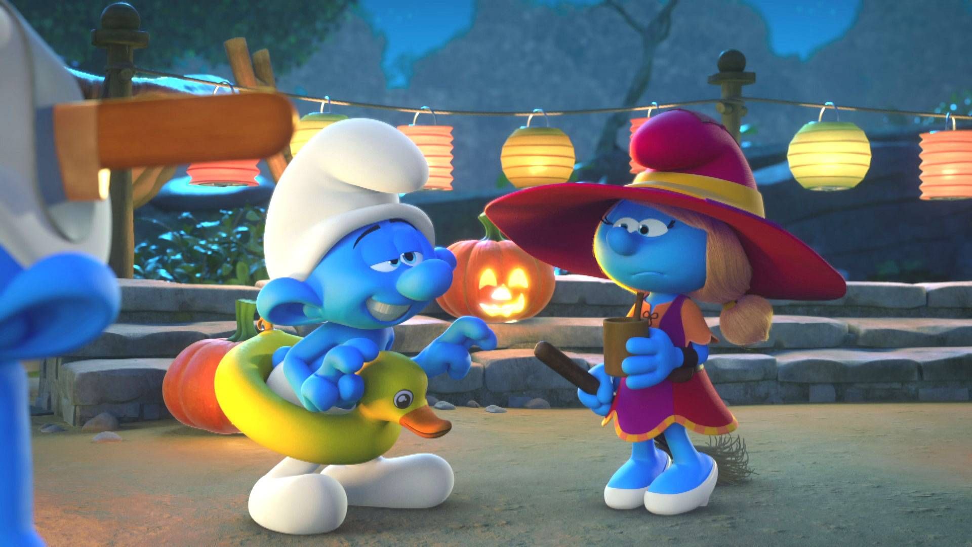The Smurfs background