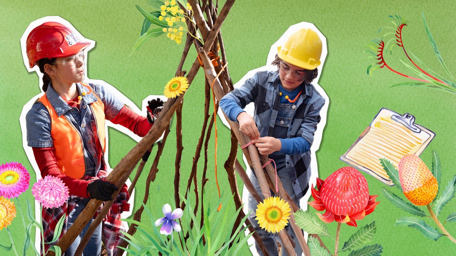 Gardening Australia Junior background