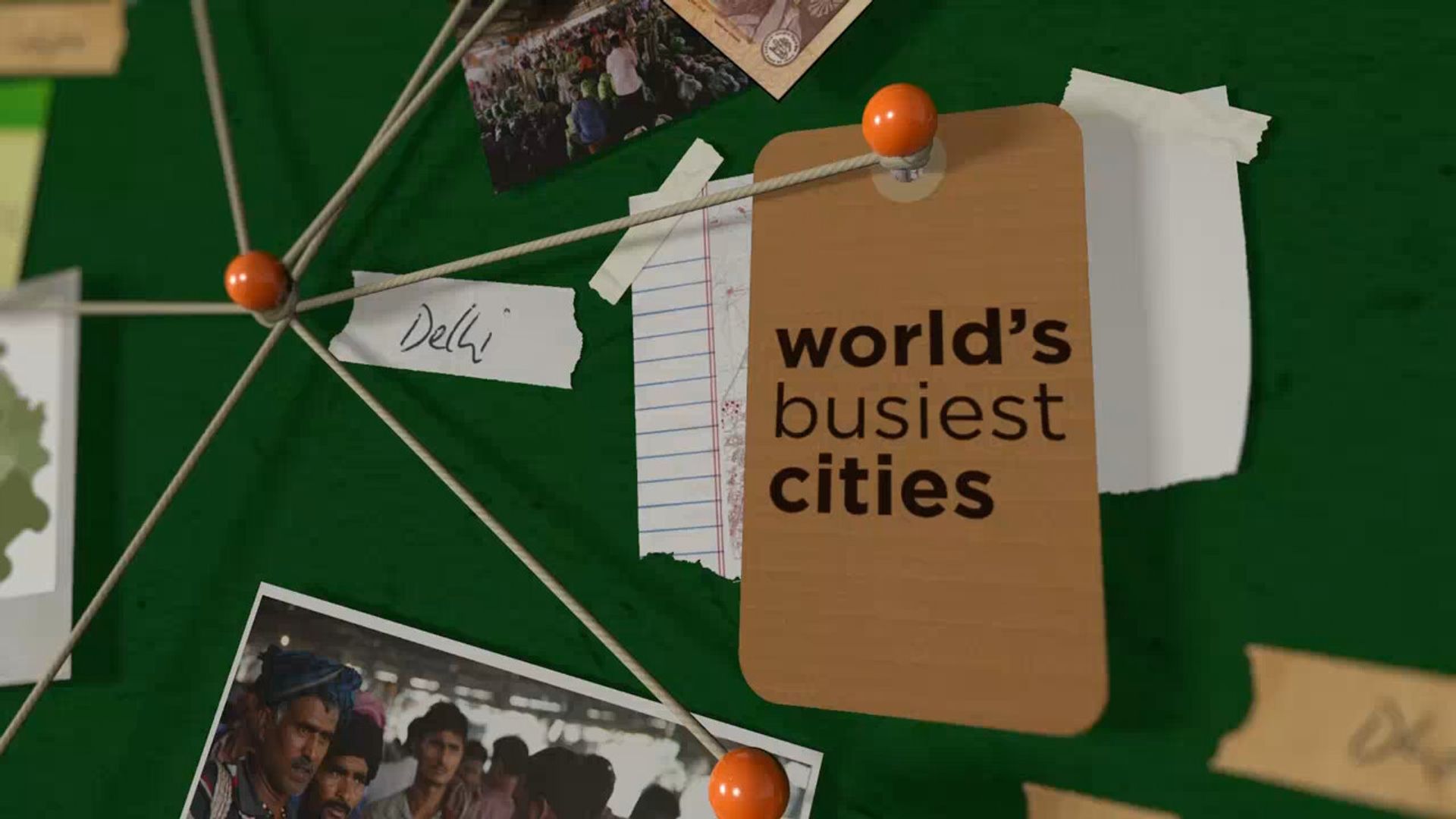 World's Busiest Cities background