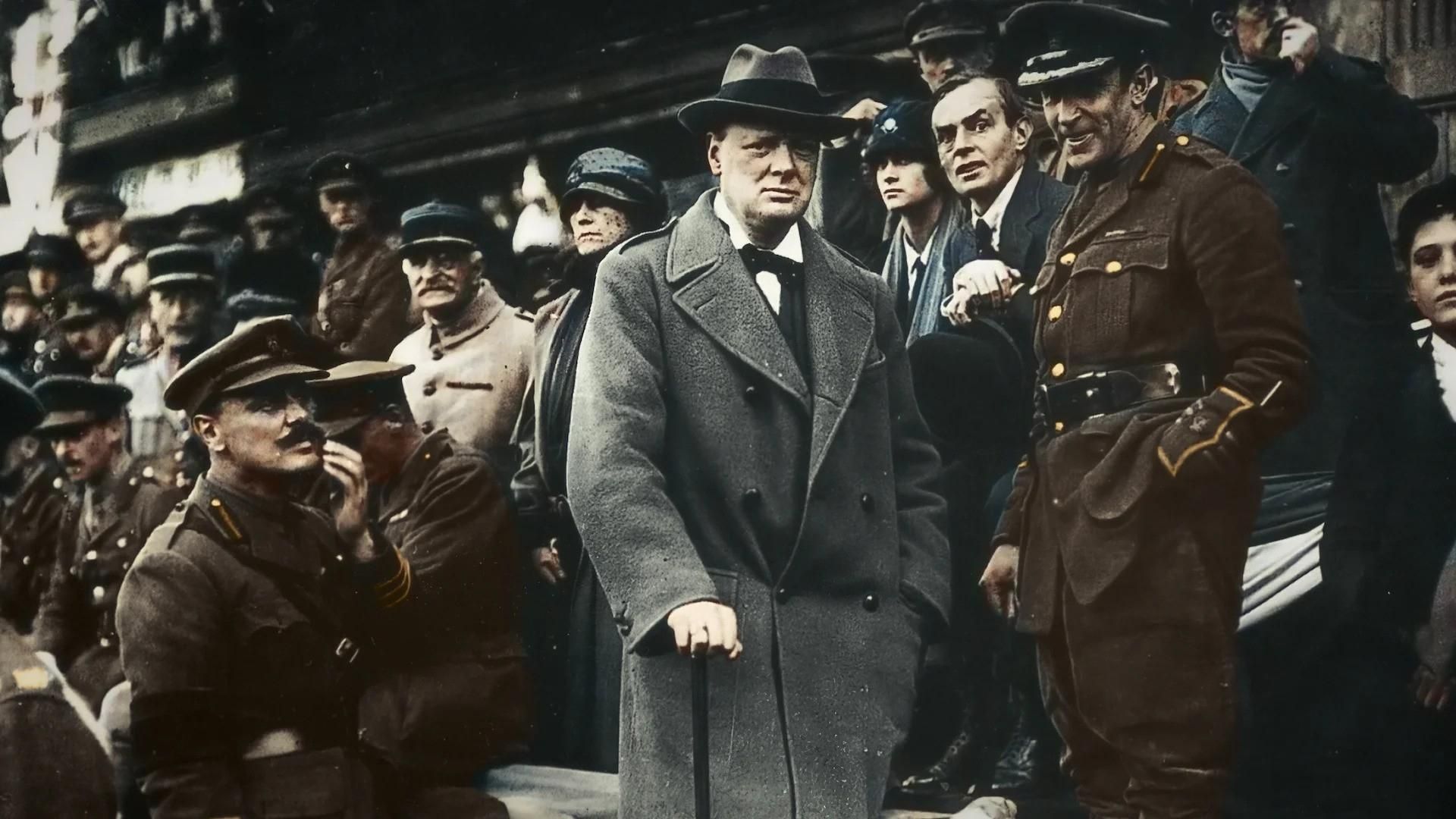 Churchill at War background