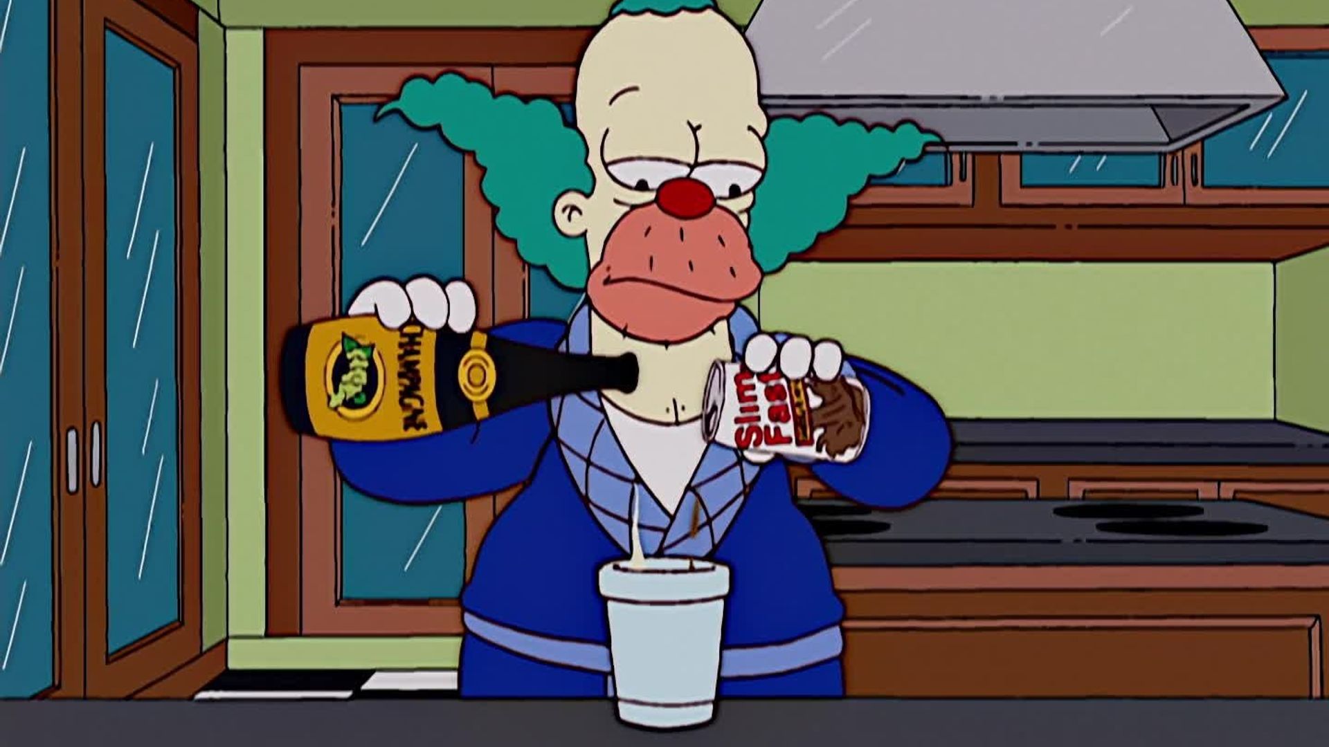 The Simpsons background