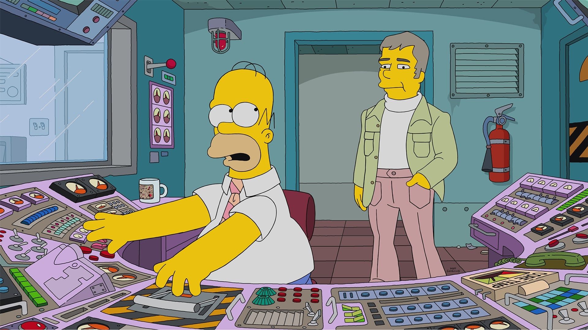 The Simpsons background