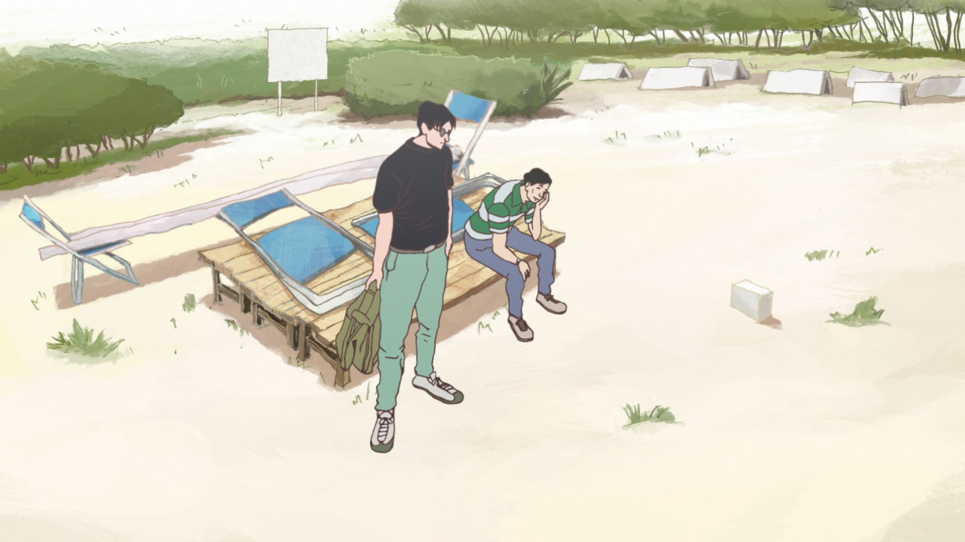 Ping Pong the Animation background