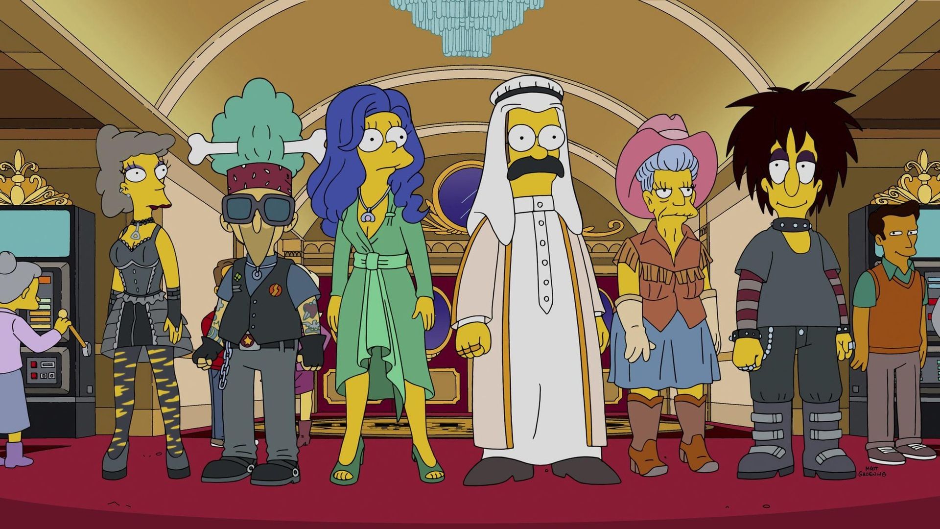 The Simpsons background